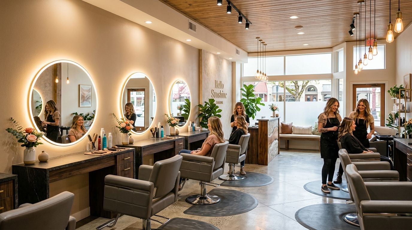 Illustration of Hello Sunshine Salon, beauty salon in Roseburg, OR, photo 1 of 6