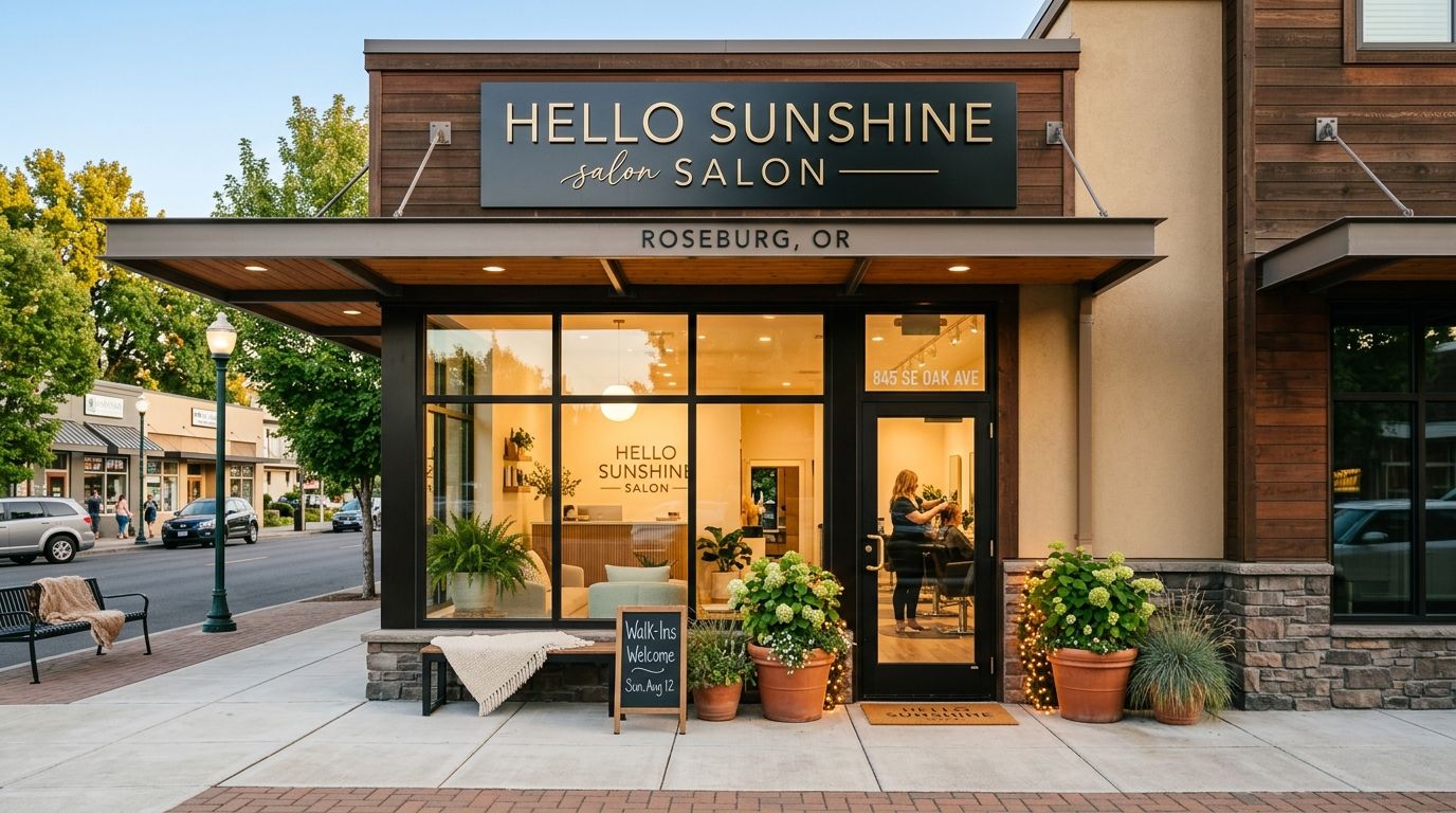 Illustration of Hello Sunshine Salon, beauty salon in Roseburg, OR, photo 3 of 6