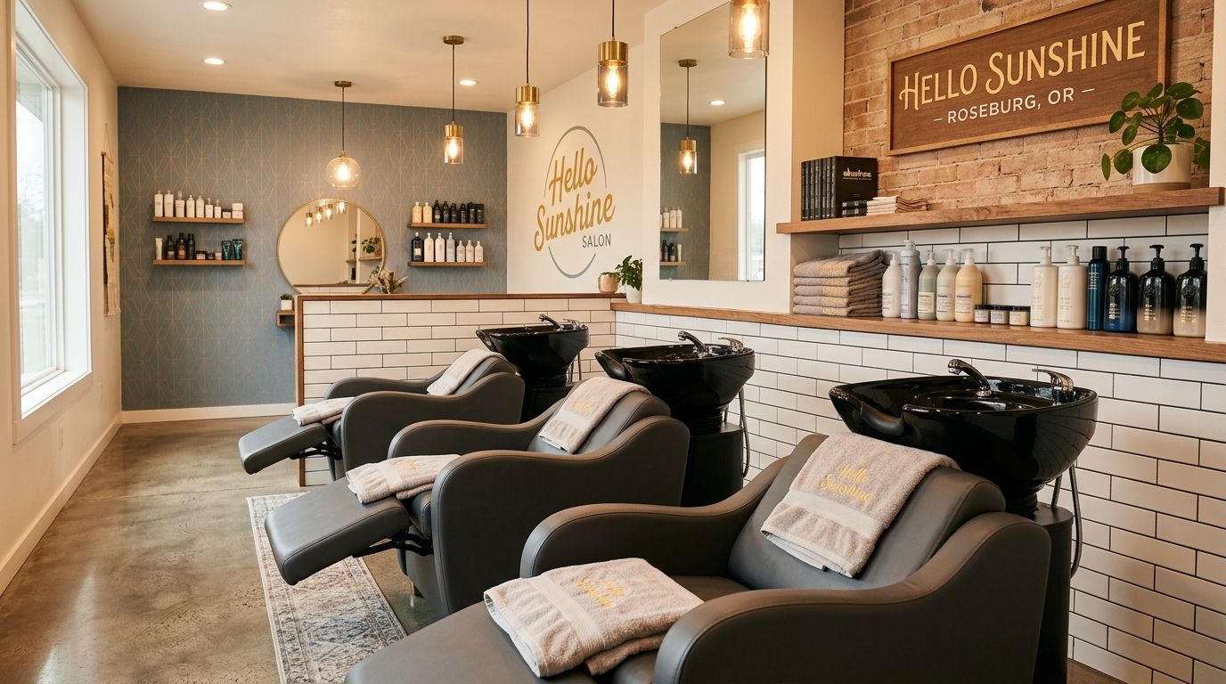 Illustration of Hello Sunshine Salon, beauty salon in Roseburg, OR, photo 4 of 6