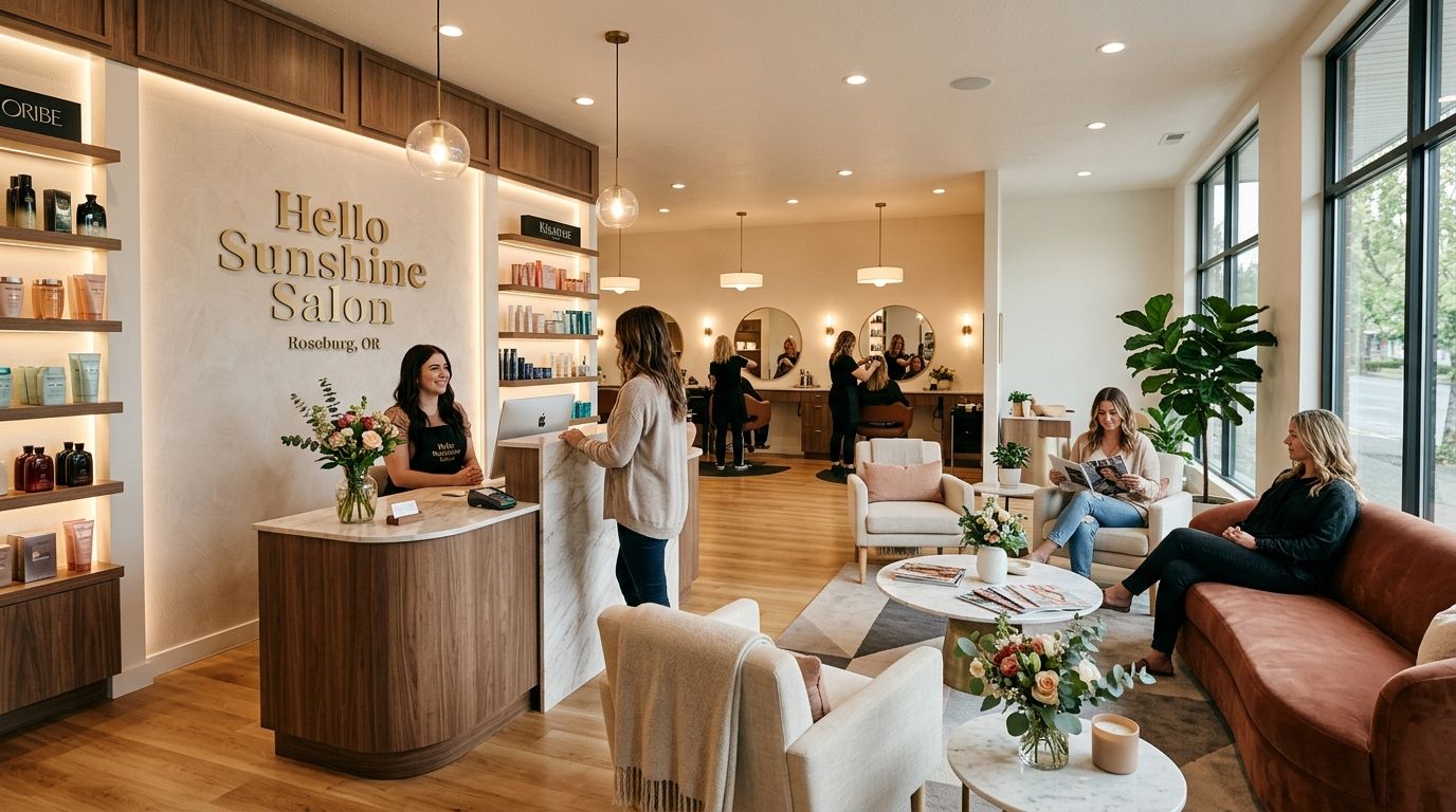 Illustration of Hello Sunshine Salon, beauty salon in Roseburg, OR, photo 5 of 6